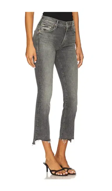 Mother The Insider Crop Step Fray Jeans | Thumbnail 2 Mother The Insider Crop Step Fray Jeans | Thumbnail 2