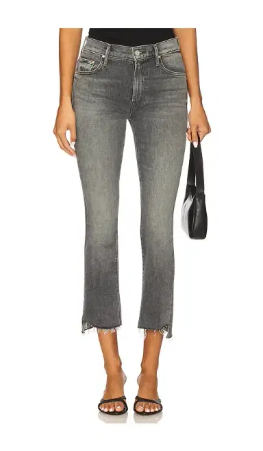 Mother The Insider Crop Step Fray Jeans | Thumbnail 1 Mother The Insider Crop Step Fray Jeans | Thumbnail 1