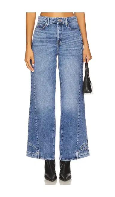 Good American Reworked Wide Leg Jeans | Thumbnail 1 Good American Reworked Wide Leg Jeans | Thumbnail 1