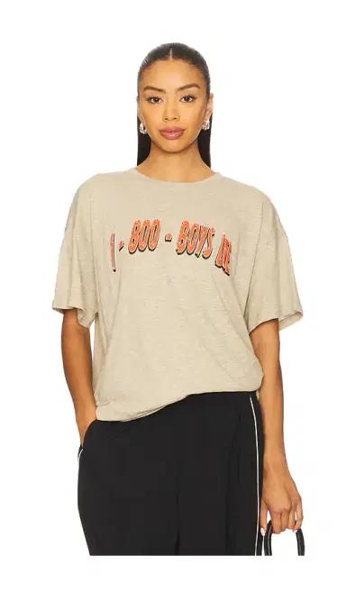 Boys Lie 1-800-manhunt Heather Bf Tshirt | Thumbnail 2 Boys Lie 1-800-manhunt Heather Bf Tshirt | Thumbnail 2