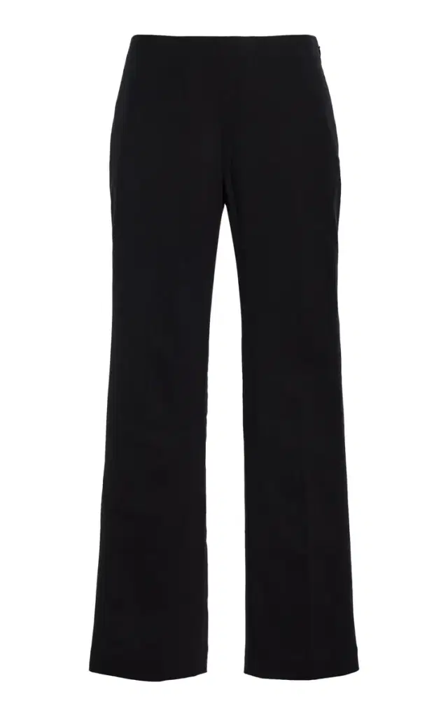 Laurent Stretch-Wool Straight-Leg Pants Laurent Stretch-Wool Straight-Leg Pants