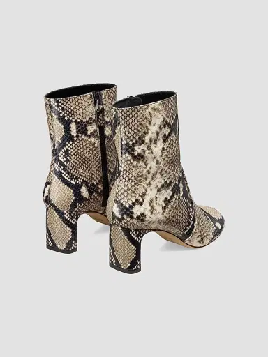 Stuart Weitzman Women's Babette 60MM Snake-Embossed Leather Boots - Roccia | Thumbnail 3 Stuart Weitzman Women's Babette 60MM Snake-Embossed Leather Boots - Roccia | Thumbnail 3