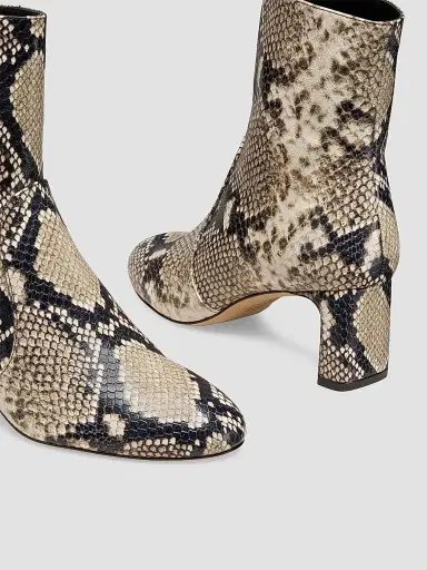 Stuart Weitzman Women's Babette 60MM Snake-Embossed Leather Boots - Roccia | Thumbnail 4 Stuart Weitzman Women's Babette 60MM Snake-Embossed Leather Boots - Roccia | Thumbnail 4