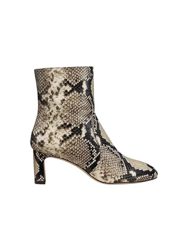 Women's Babette 60MM Snake-Embossed Leather Boots - Roccia Women's Babette 60MM Snake-Embossed Leather Boots - Roccia