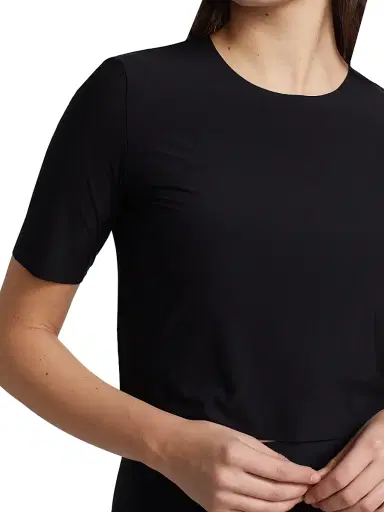 Commando Women's Butter Cropped T-Shirt - Black - Size XL | Thumbnail 6 Commando Women's Butter Cropped T-Shirt - Black - Size XL | Thumbnail 6