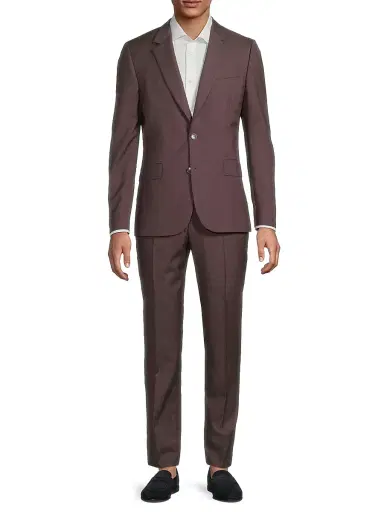 Paul Smith Men's Soho Fit Wool Suit - Purple | Thumbnail 3 Paul Smith Men's Soho Fit Wool Suit - Purple | Thumbnail 3