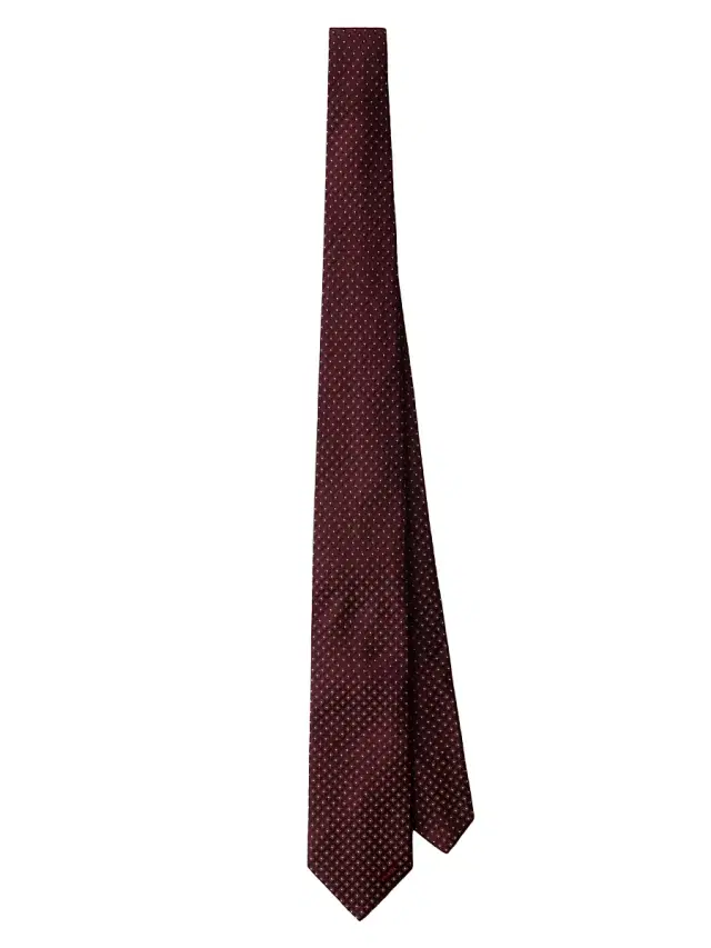 Men's Silk Tie - Dark Red Men's Silk Tie - Dark Red