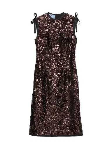 Prada Women's Sequin Dress - Purple | Thumbnail 1 Prada Women's Sequin Dress - Purple | Thumbnail 1
