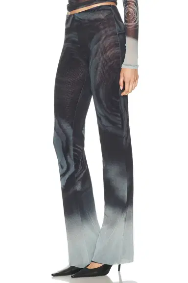 Jean Paul Gaultier Blurry Roses Printed Straight Trouser | Thumbnail 3 Jean Paul Gaultier Blurry Roses Printed Straight Trouser | Thumbnail 3