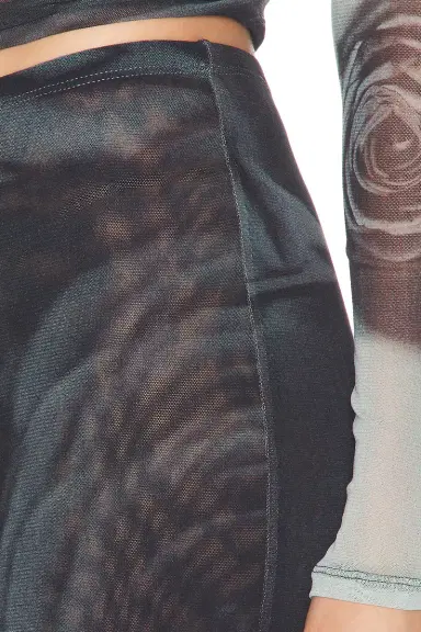 Jean Paul Gaultier Blurry Roses Printed Straight Trouser | Thumbnail 6 Jean Paul Gaultier Blurry Roses Printed Straight Trouser | Thumbnail 6