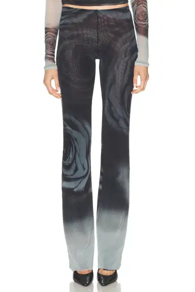 Jean Paul Gaultier Blurry Roses Printed Straight Trouser | Thumbnail 1 Jean Paul Gaultier Blurry Roses Printed Straight Trouser | Thumbnail 1