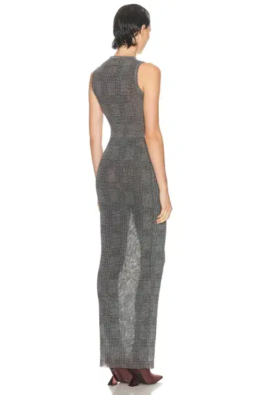 Jean Paul Gaultier Body Shadow And Prince Of Wales Long Dress | Thumbnail 3 Jean Paul Gaultier Body Shadow And Prince Of Wales Long Dress | Thumbnail 3