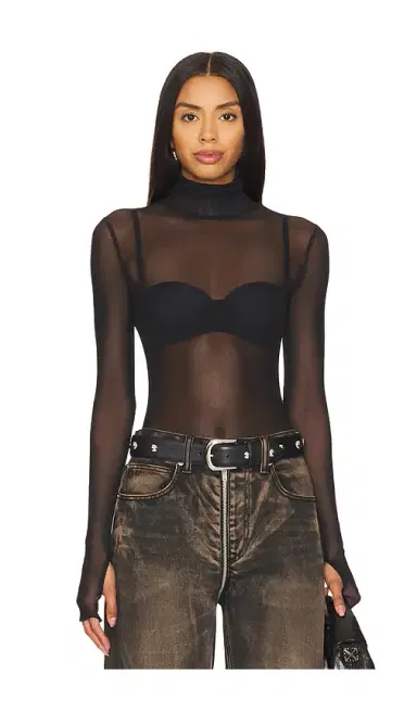 superdown Twila Sheer Bodysuit | Thumbnail 1 superdown Twila Sheer Bodysuit | Thumbnail 1