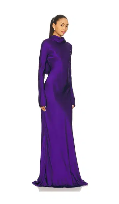 Alejandra Alonso Rojas Maxi Cowl Back Dress | Thumbnail 2 Alejandra Alonso Rojas Maxi Cowl Back Dress | Thumbnail 2