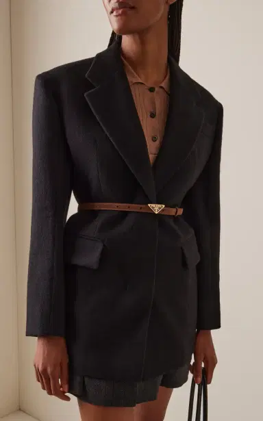 Prada Suede Belt | Thumbnail 2 Prada Suede Belt | Thumbnail 2