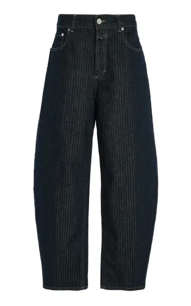 CLOSED Jazzie Herringbone Stretch Mid-Rise Barrel Jeans | Thumbnail 1 CLOSED Jazzie Herringbone Stretch Mid-Rise Barrel Jeans | Thumbnail 1