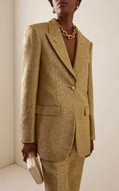 Sergio Hudson Sequined Blazer | Thumbnail 2 Sergio Hudson Sequined Blazer | Thumbnail 2