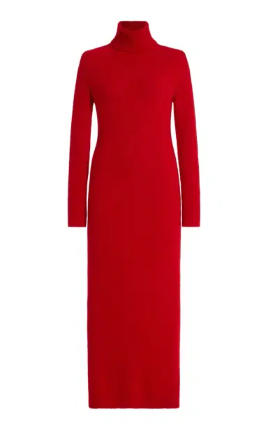Sergio Hudson Cashmere-Wool Midi Dress | Thumbnail 1 Sergio Hudson Cashmere-Wool Midi Dress | Thumbnail 1