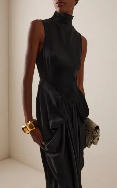 Stella McCartney Draped Satin Gown | Thumbnail 2 Stella McCartney Draped Satin Gown | Thumbnail 2