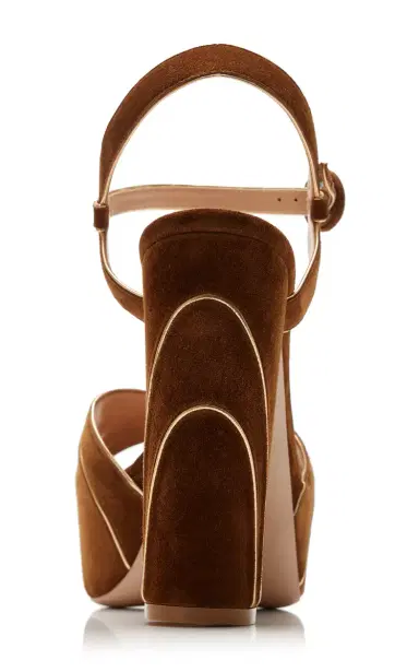 Gianvito Rossi Tamara Suede Platform Sandals | Thumbnail 4 Gianvito Rossi Tamara Suede Platform Sandals | Thumbnail 4