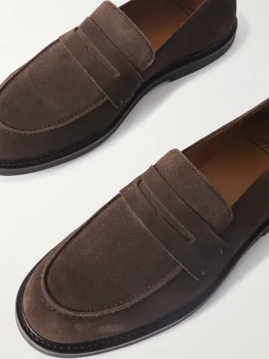 MR P. Leo Suede Penny Loafers - Men | Thumbnail 5 MR P. Leo Suede Penny Loafers - Men | Thumbnail 5