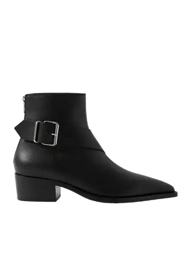 McQueen Buckled Leather Boots - Men | Thumbnail 1 McQueen Buckled Leather Boots - Men | Thumbnail 1