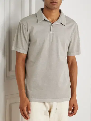 James Perse Supima Cotton-Jersey Polo Shirt - Men | Thumbnail 3 James Perse Supima Cotton-Jersey Polo Shirt - Men | Thumbnail 3