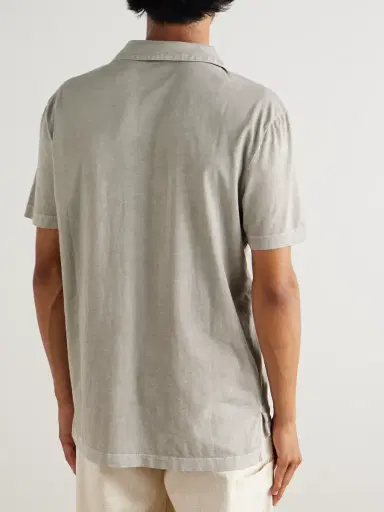 James Perse Supima Cotton-Jersey Polo Shirt - Men | Thumbnail 4 James Perse Supima Cotton-Jersey Polo Shirt - Men | Thumbnail 4