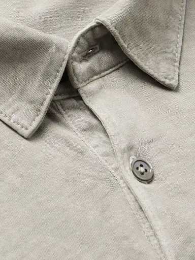 James Perse Supima Cotton-Jersey Polo Shirt - Men | Thumbnail 5 James Perse Supima Cotton-Jersey Polo Shirt - Men | Thumbnail 5