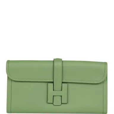 HERMÈS Hermes Jige Elan 29 Vert Criquet Evercolor | Thumbnail 1 HERMÈS Hermes Jige Elan 29 Vert Criquet Evercolor | Thumbnail 1