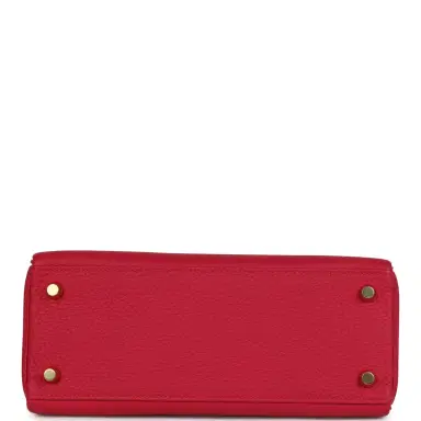 HERMÈS Hermes Kelly Retourne 25 Framboise Togo Gold Hardware | Thumbnail 6 HERMÈS Hermes Kelly Retourne 25 Framboise Togo Gold Hardware | Thumbnail 6