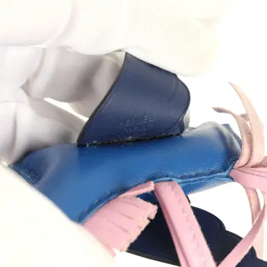 HERMÈS Hermes Pegase Rodeo Bag Charm PM Bleu France, Bleu Nuit & Mauve Sylvestre Milo Lambskin | Thumbnail 3 HERMÈS Hermes Pegase Rodeo Bag Charm PM Bleu France, Bleu Nuit & Mauve Sylvestre Milo Lambskin | Thumbnail 3