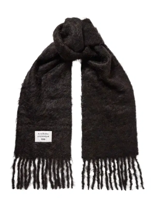 Appliquéd Fringed Brushed Mohair-blend Scarf Appliquéd Fringed Brushed Mohair-blend Scarf