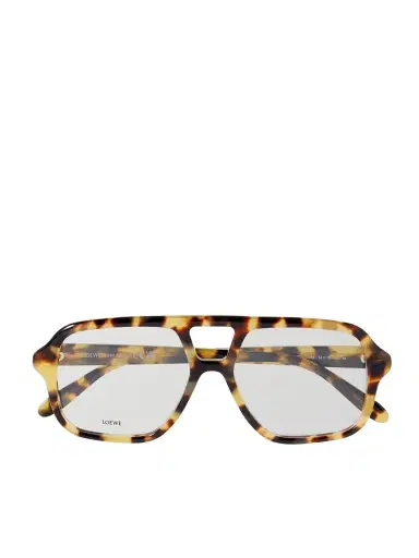 Loewe Aviator-style Tortoiseshell Acetate Optical Glasses | Thumbnail 1 Loewe Aviator-style Tortoiseshell Acetate Optical Glasses | Thumbnail 1