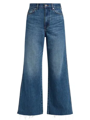Veronica Beard Women's Taylor High-Rise Wide-Leg Crop Jeans | Thumbnail 1 Veronica Beard Women's Taylor High-Rise Wide-Leg Crop Jeans | Thumbnail 1