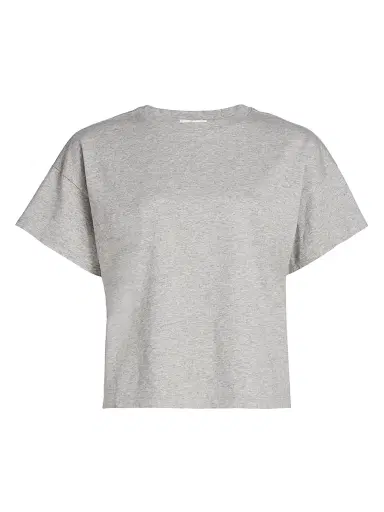 rag & bone Women's Kelly Cotton T-Shirt - Heather Grey | Thumbnail 1 rag & bone Women's Kelly Cotton T-Shirt - Heather Grey | Thumbnail 1