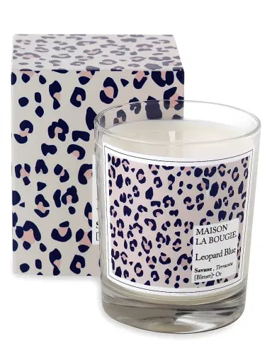 Maison La Bougie Leopard Blue Scented Candle | Thumbnail 1 Maison La Bougie Leopard Blue Scented Candle | Thumbnail 1