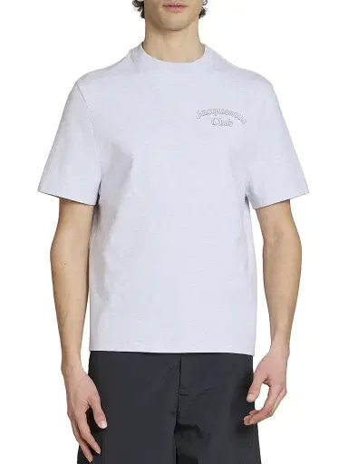Jacquemus Men's Cotton Logo T-Shirt - Club Grey | Thumbnail 3 Jacquemus Men's Cotton Logo T-Shirt - Club Grey | Thumbnail 3