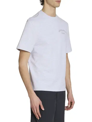 Jacquemus Men's Cotton Logo T-Shirt - Club Grey | Thumbnail 4 Jacquemus Men's Cotton Logo T-Shirt - Club Grey | Thumbnail 4