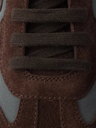 Prada Women's Suede and Re-Nylon Sneakers - Dark Brown | Thumbnail 5 Prada Women's Suede and Re-Nylon Sneakers - Dark Brown | Thumbnail 5