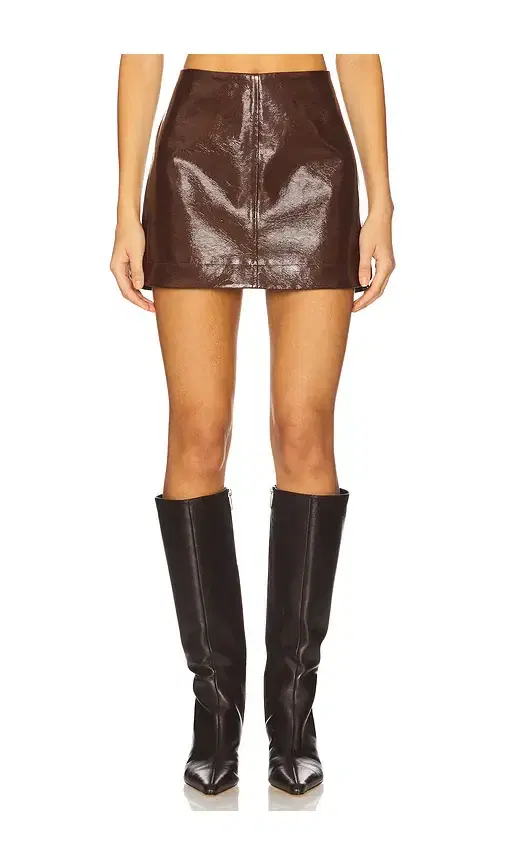 Nini Faux Patent Skirt Nini Faux Patent Skirt