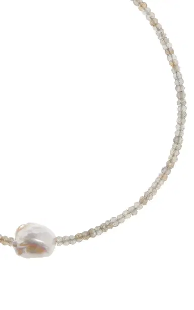 Joie DiGiovanni Labradorite Single Baroque Pearl Gemstone Necklace | Thumbnail 3 Joie DiGiovanni Labradorite Single Baroque Pearl Gemstone Necklace | Thumbnail 3