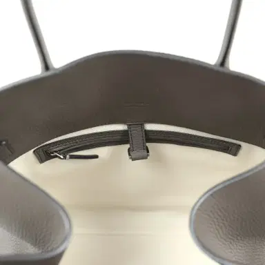 The Row The Row Soft Margaux 15 Bag Mid Grey Calfskin Silver Hardware | Thumbnail 10 The Row The Row Soft Margaux 15 Bag Mid Grey Calfskin Silver Hardware | Thumbnail 10