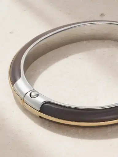 By Pariah Classic tack et Of Three 14-karat Recycled Gold, terling ilver, Diamond And Agate Bracelets | Thumbnail 3 By Pariah Classic tack et Of Three 14-karat Recycled Gold, terling ilver, Diamond And Agate Bracelets | Thumbnail 3