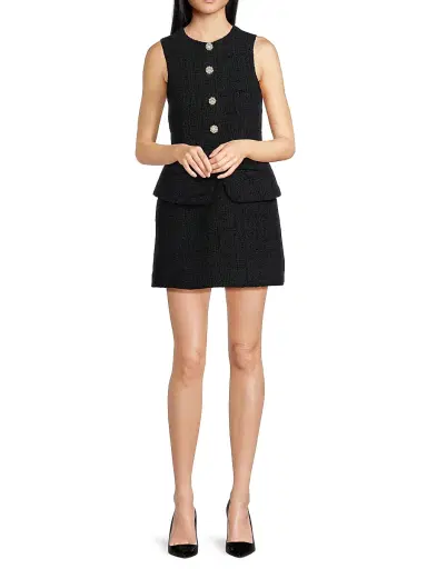 Likely Women's Tabby Tailored Stretch Button-Front Minidress | Thumbnail 2 Likely Women's Tabby Tailored Stretch Button-Front Minidress | Thumbnail 2