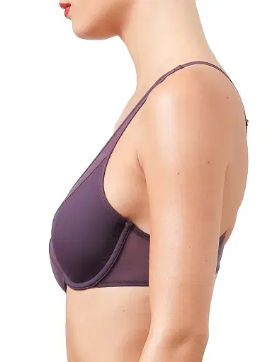 Wolford Women's Sheer Opaque Plunge Bra | Thumbnail 3 Wolford Women's Sheer Opaque Plunge Bra | Thumbnail 3