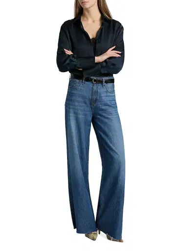 rag & bone Women's Venus Popover Blouse - Sal | Thumbnail 2 rag & bone Women's Venus Popover Blouse - Sal | Thumbnail 2