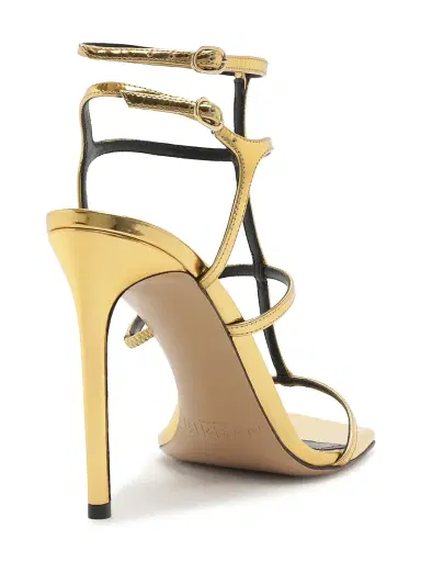 Alexandre Birman Women's Amanda 100MM Patent Leather Sandals - Golden - Size 10.5 | Thumbnail 3 Alexandre Birman Women's Amanda 100MM Patent Leather Sandals - Golden - Size 10.5 | Thumbnail 3