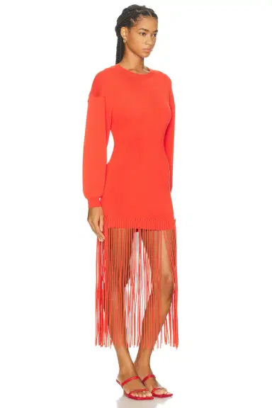 SIMONMILLER Wallis Knit Fringe Dress | Thumbnail 2 SIMONMILLER Wallis Knit Fringe Dress | Thumbnail 2
