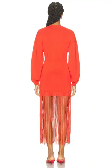 SIMONMILLER Wallis Knit Fringe Dress | Thumbnail 3 SIMONMILLER Wallis Knit Fringe Dress | Thumbnail 3